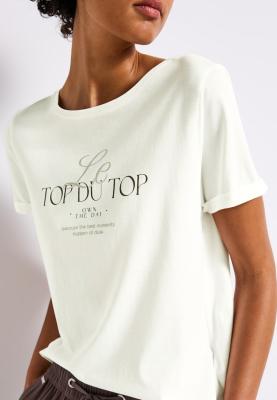 wording shirt w.turn-up cuff