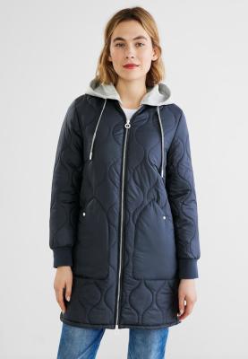 Leichter und superweicher Damenmantel | light padded coat w. removable