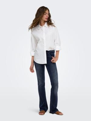 Flared Fit Jeans | ONLBLUSH MID FLARED DNM REA409 NOOS