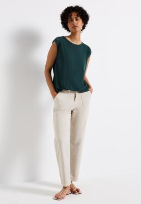 SOL_shirt w.embroidered cuffs