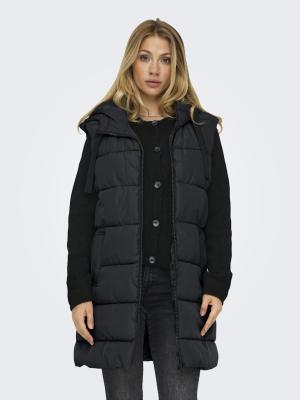 ONLCLAIRLange Steppweste mit Kapuze | PUFFER HOOD WAISTCOAT OTW