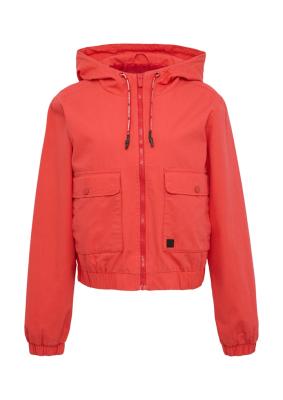 Blouson aus Baumwolle mit Kapuze