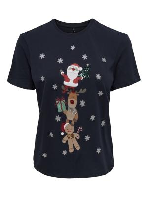 ONLXMAS YRSA CHRISTMAS REG S/S TOP