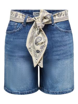 ONLJOSE HW SCARF DNM SHORTS AZG