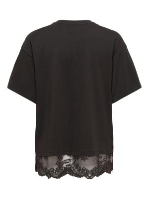 ONLVIVVI S/S LACE BOTTOM TOP JRS NO