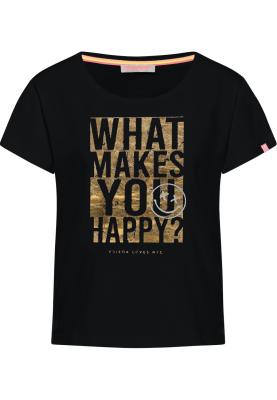 Frieda & Freddies "What Makes You Happy" Statement T-Shirt