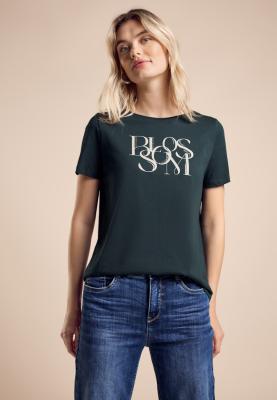 T-Shirt mit Print | BLOSSOM partprint shirt