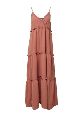 Langes Kleid aus Musselin | QS x Sarah & Tini