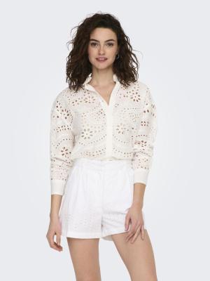 Stilvolle Bluse von ONLY mit Hemdkragen | ONLNEW LALISA LS BOXY SHIRT WVN