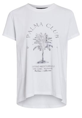Oversized T-Shirt mit PALMA-Print und Metallic-Effekt – Sommer-Statement mit Style