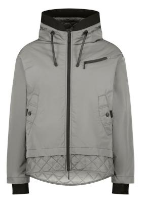Damen-Jacke in Salbei mit Kapuze und Wattierung