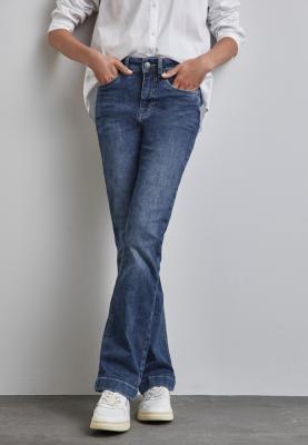 Stylische Bootcut-Jeans mit modernem Used-Look | Style Denim-Bootcut,Slim fit,h