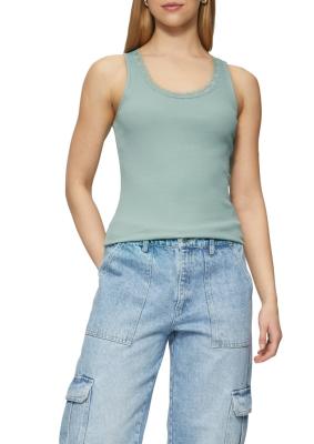 Ripptop mit Spitze am Ausschitt