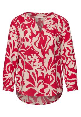 Buttoned tunicblouse w tape de