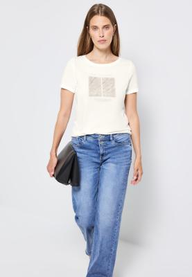 artwork shirt w.turn-up cuffs