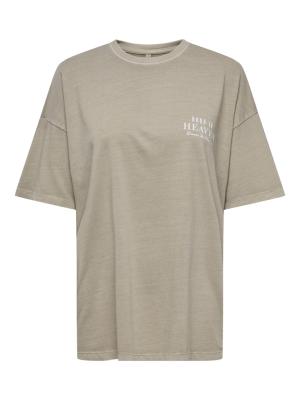 T-Shirt mit V-Ausschnitt | ONLTOHIDA LIFE S/S O-NECK TOP CC JR