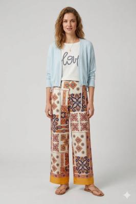 Leinen-Mix Kurz-Cardigan mit Raffung: Maritimer Chic für jeden Tag