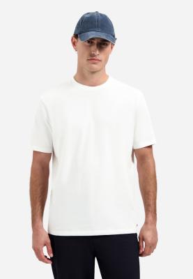 T-Shirt Crewneck Solid Basic Stretch