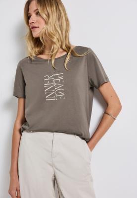 LTD QR wording print shirt