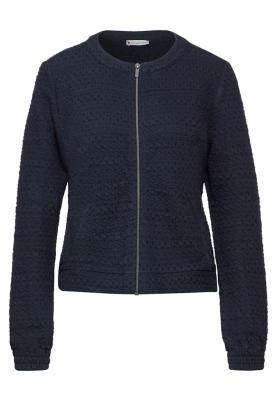 Cardigan mit Reißverschluss | summer structure jacket