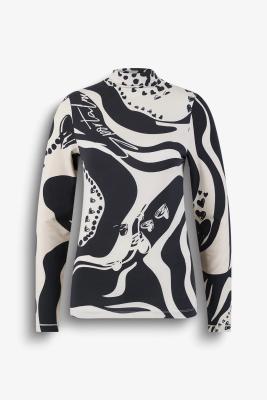 Sportalm Longsleeve mit edlem Alloverprint – Modern & Edel bei RÜHLE
