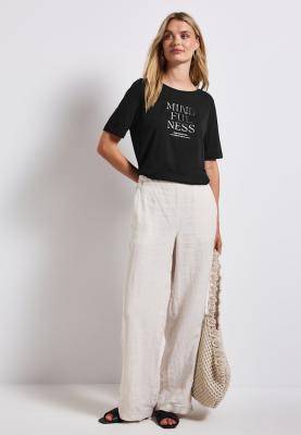 wording print shirt