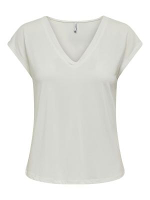 Lässiges V-Ausschnitt-Top – Perfekt für vielseitige Looks | ONLFREE LIFE S/S MOD.V-NECK TOP JRS