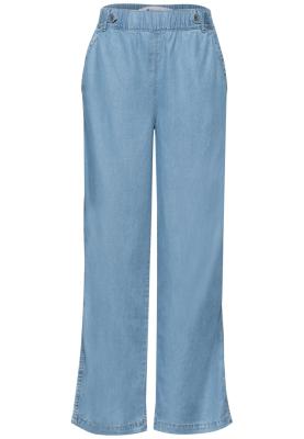 Washed Wide Leg HW Flap Detail