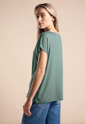 T-Shirt mit Print | feminin partprint shirt