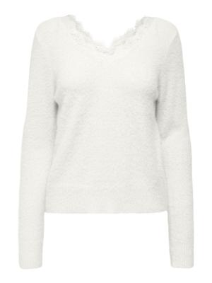 ONLPIUMO LS LACE V-NECK CS KNT