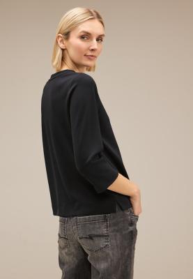 Damen Shirt 3/4 Arm | silk look shirt w.partprint