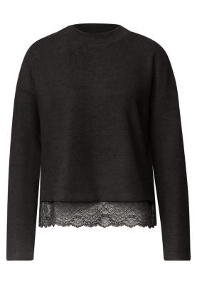 LTD QR soft melange look shirt
