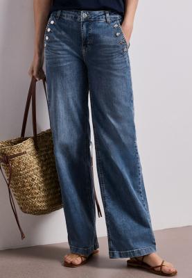 Style Emee Wide Leg,hw,mid blu