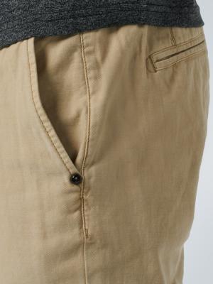 Pants With Linen Garment Dyed Stretch