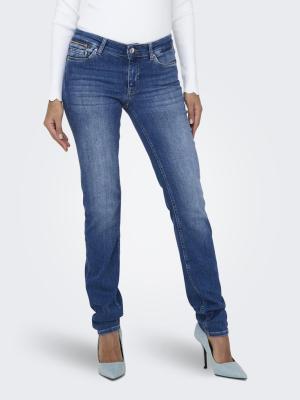 Damen Jeans Slimfit | ONLEVA LIFE REG SLIM ZIP DNM REA671