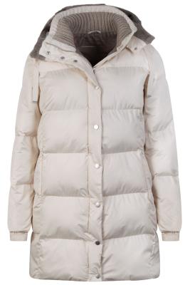 White Label Steppmantel in Creme – winterlich, feminin und vielseitig