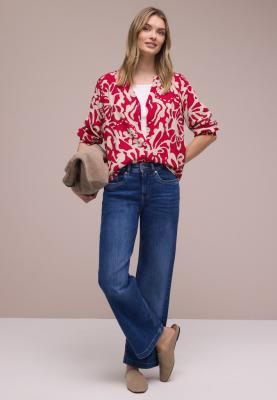 Buttoned tunicblouse w tape de