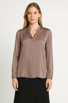 Elegante Schlupfbluse in Seidenoptik von Beate Heymann – Stil trifft Raffinesse