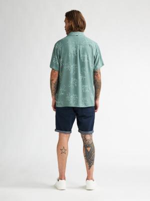 Men Shirt Short Sleeve AOP