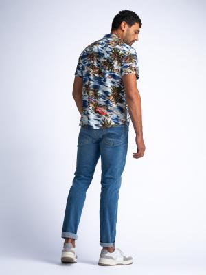 Hemd mit Botanikmuster | Men Shirt Short Sleeve AOP