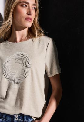 SOL_LTD QR partprint shirt w.s