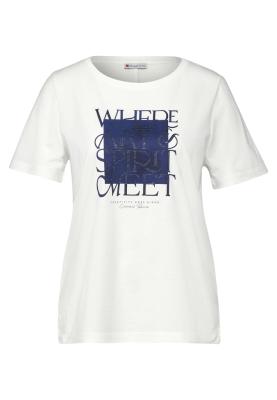 T-Shirt mit Wording | filigree wording shirt