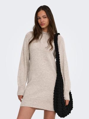 ONLOLIVIA LS HIGH NECK DRESS CC KNT