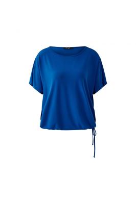 Miss Lagotte Jersey-Shirt – Strahlendes Royalblau mit individuellem Saumdetail