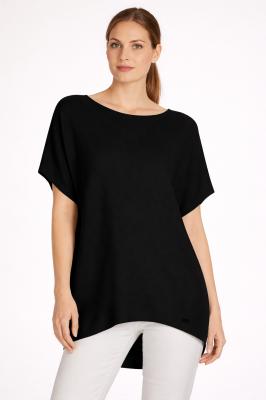 DESIGNER-MINIMALISMUS: Beate Heymann Strick-Top in Schwarz