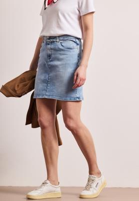 Style Skirt,hw,bleach wash