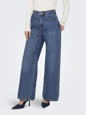 Jeans mit weiter Beinform- Extra High Waist | ONLHOPE EX HW WIDE DNM ADD465 NOOS