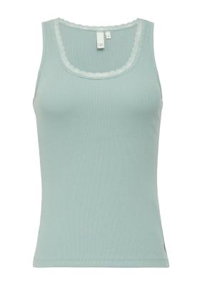 Ripptop mit Spitze am Ausschitt