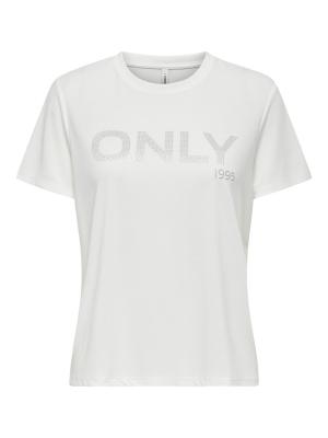 T-Shirt mit ONLY Print | ONLFREE LIFE REG S/S LOGO TOP BOX C