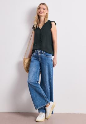LTD QR buttoned blouse top w f